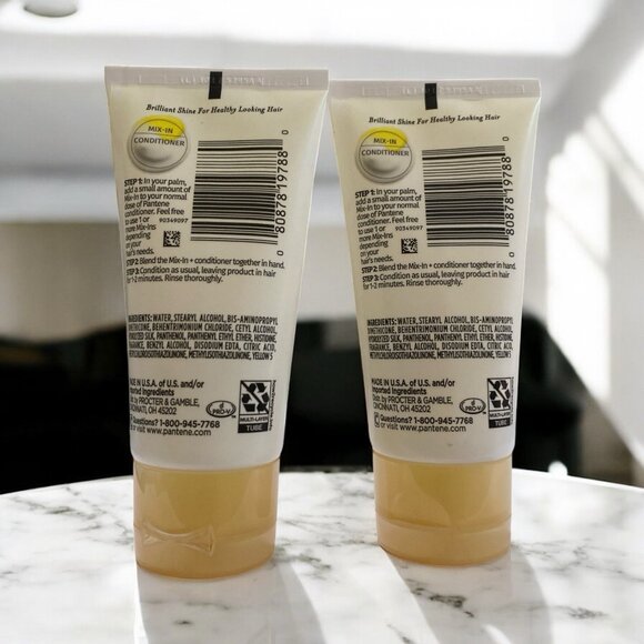 Pantene Shine Mix-in silk Protein 2.5 oz. Conditioner Mix-in. New , 2 Pack - Picture 2 of 2